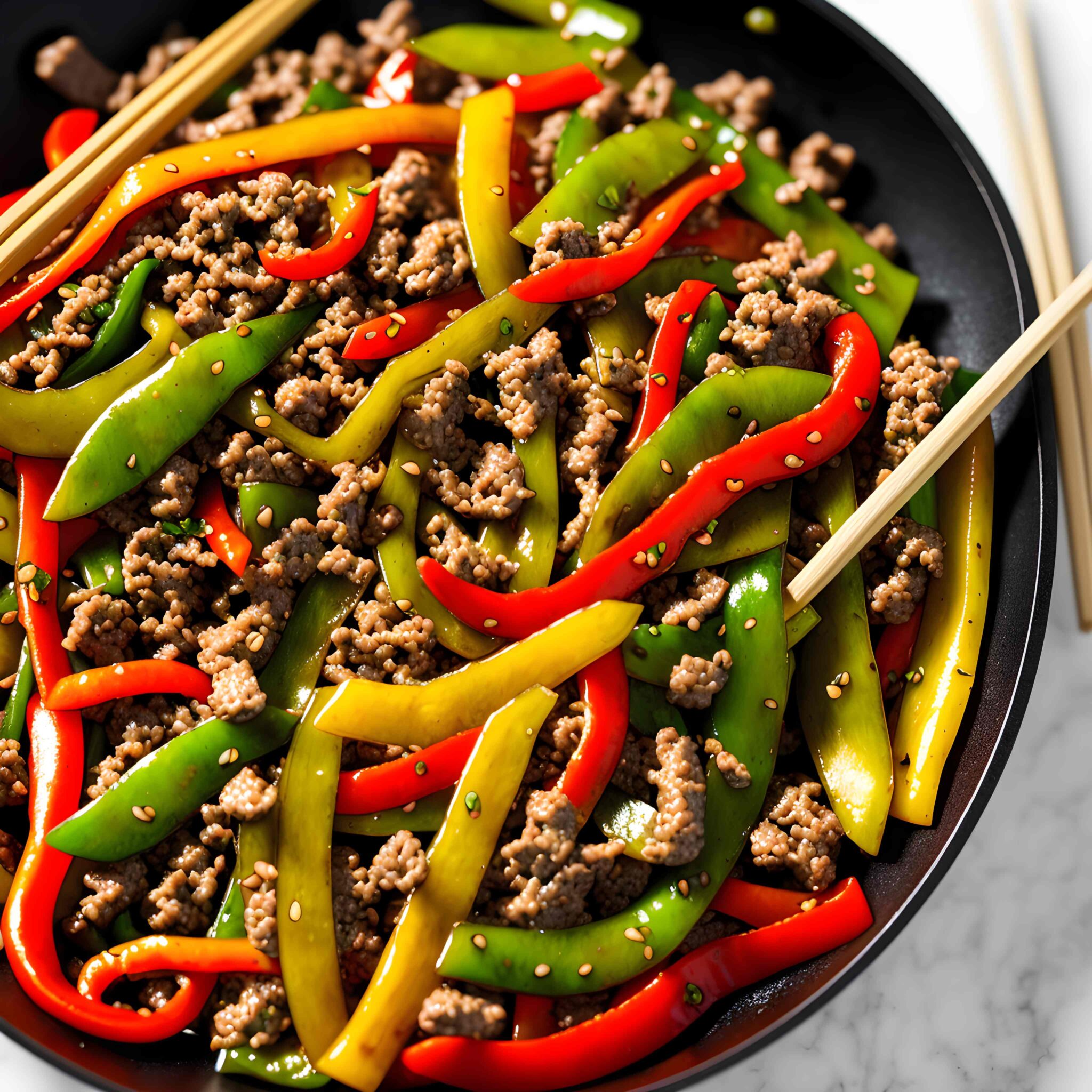 How To: Ground Beef Stir-Fry (BF) | Dreaxiagourmet.com